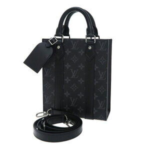 Louis Vuitton Monogram Eclipse Black Sac Plat